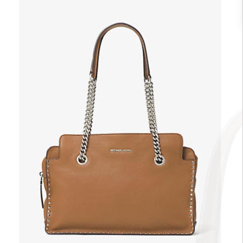 Michael Kors Astor Large EW Leather satchel tote